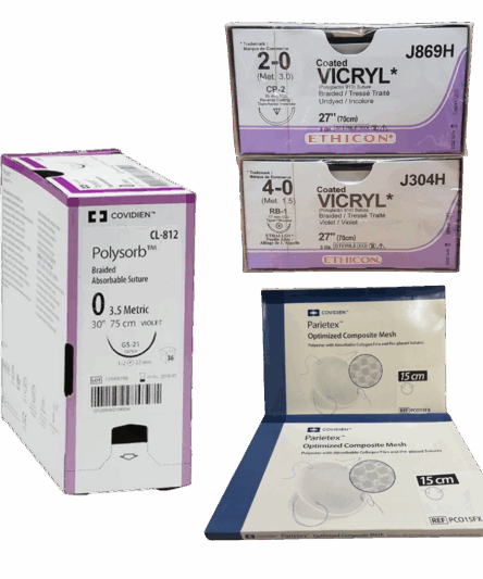 Suture & Mesh