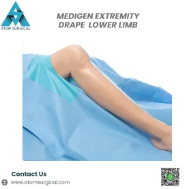 Lower limb extremity drape sterile