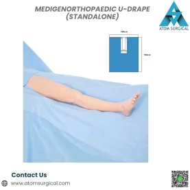 Orthopaedic U drape sterile