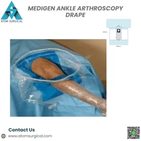 Ankle arthroscopy drape sterile