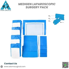 Laparoscopic surgery pack sterile