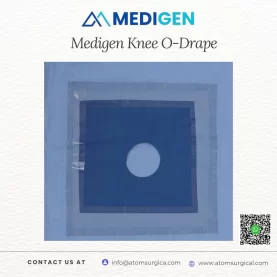 Disposable knee surgery drape