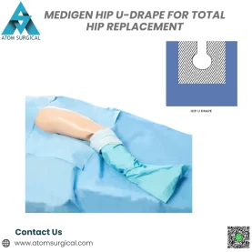 Orthopaedic hip U drape