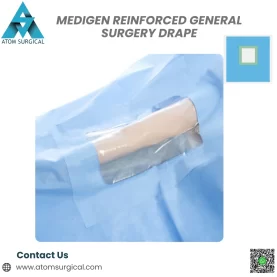 Reinforced general surgery drape sterile