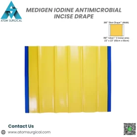 Iodine antimicrobial incise drape sterile