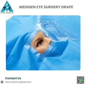 sterile eye surgery drape