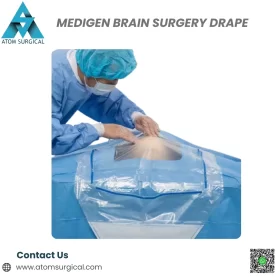 sterile brain surgery drape