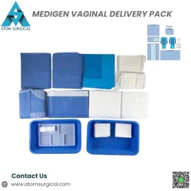 Vaginal delivery pack sterile