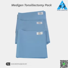 tonsillectomy drape pack in ENT OT